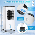 Rafraîchisseur d’air mobile 6 L