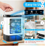 Rafraîchisseur d’air USB 900 ml – 4 vitesses – Image 3