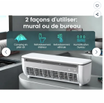 Mini Clim mural 5 V avec télécommande – Image 3