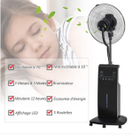 Brumisateur sur roulettes HOMCOM 90 W
